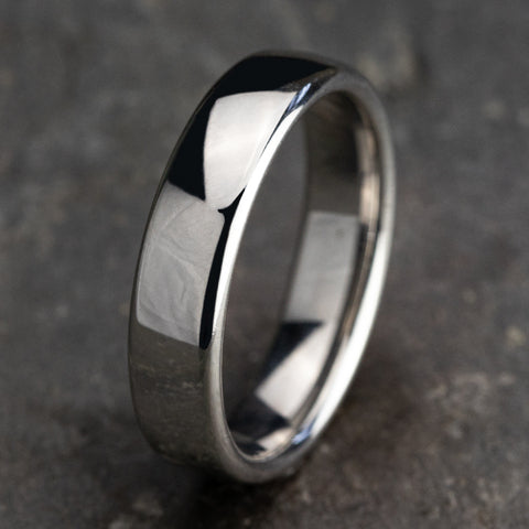 White Gold Wedding Band