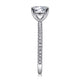 Stefanie White Gold Round Diamond Engagement Ring Setting
