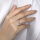 Stefanie White Gold Round Diamond Engagement Ring Setting
