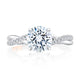 Split Shank Crossover Engagement Ring Setting