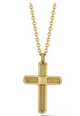 Men's Cable Cross Chain Necklace