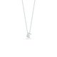 Tiny Treasures Diamond Love Letter "E" Necklace